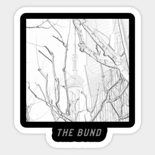 through the trees Sticker